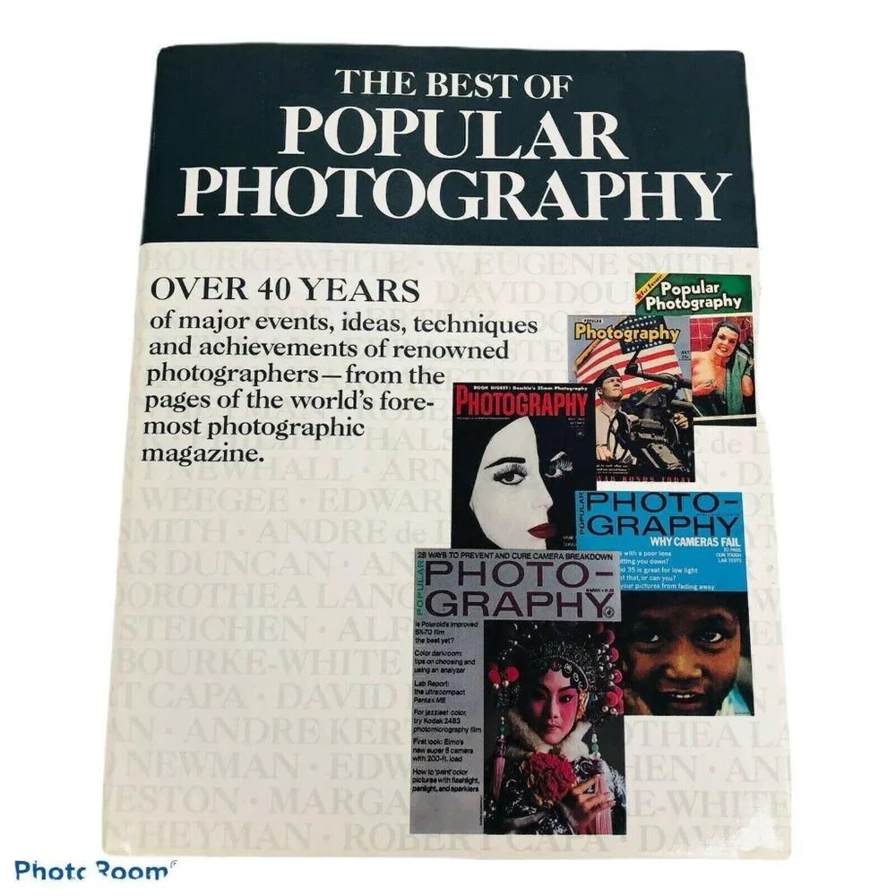 1979 The Best of Popular Photography First ED Print Large Hardcover Coffee Table
